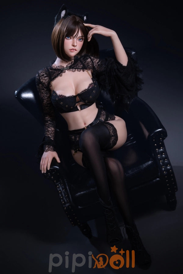 Ada [Sofort lieferbar] Katzenmädchen Top Fire EU-Lager Silikon Puppe