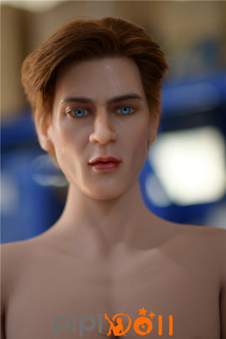 Leo - Zarte Verführung 173cm Silikonkopf Junge in Weizenfarbe (einschließlich Haartransplantation Augenbrauenpflanze Bartpflanze Brusthaarpflanze) 6YE TPE Doll Sexpüppen