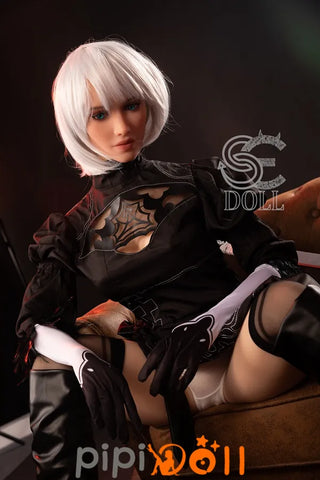Ruookk Heiße Körperkonturen TPE Sexpuppe E-Cup #016 Natural SE Doll