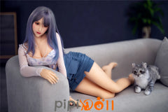Nela - Geheimnisvolles Charisma 166cm C-Cup-Heckeinstieg Weiß 6YE TPE Doll Sexpüppen 6YE Doll SD368101