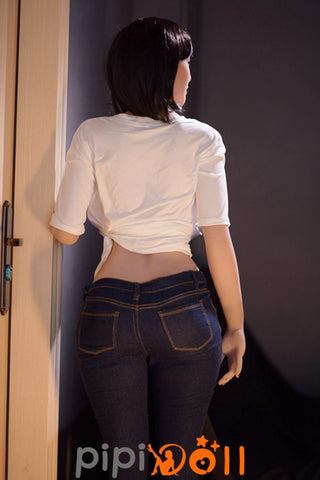 Zara - Tiefgründiger Geist 163cm Riesentitten Nr.101 Kopf Hintereingang Weizenhaut 6YE TPE Doll Sexpüppen