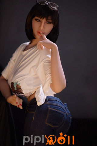 Zara - Tiefgründiger Geist 163cm Riesentitten Nr.101 Kopf Hintereingang Weizenhaut 6YE TPE Doll Sexpüppen