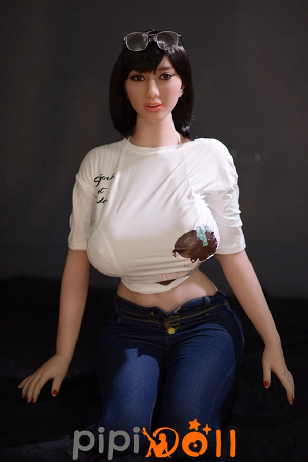 Zara - Tiefgründiger Geist 163cm Riesentitten Nr.101 Kopf Hintereingang Weizenhaut 6YE TPE Doll Sexpüppen 6YE Doll SD341801