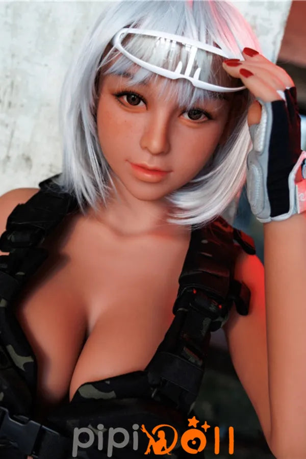 Miki Sinnliche Körperlichkeit TPE Liebespuppe Braun Haut E-cup Irontech Doll