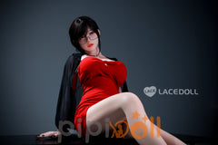 WAN BING-5 Sekretärin Lacedoll Silikon Puppe