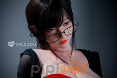 WAN BING-5 Sekretärin Lacedoll Silikon Puppe