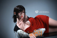 WAN BING-5 Sekretärin Lacedoll Silikon Puppe