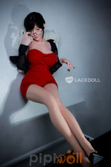 WAN BING-5 Sekretärin Lacedoll Silikon Puppe