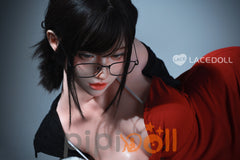 WAN BING-5 Sekretärin Lacedoll Silikon Puppe