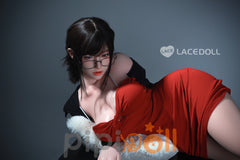 WAN BING-5 Sekretärin Lacedoll Silikon Puppe