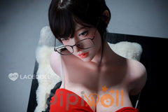 WAN BING-5 Sekretärin Lacedoll Silikon Puppe