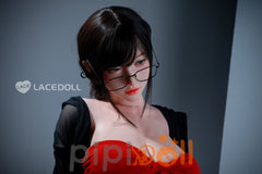 WAN BING-5 Sekretärin Lacedoll Silikon Puppe