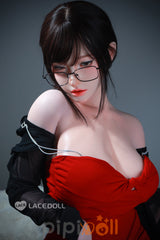 WAN BING-5 Sekretärin Lacedoll Silikon Puppe