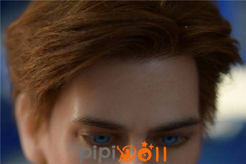 Leo - Zarte Verführung 173cm Silikonkopf Junge in Weizenfarbe (einschließlich Haartransplantation Augenbrauenpflanze Bartpflanze Brusthaarpflanze) 6YE TPE Doll Sexpüppen