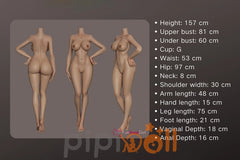 Rose-3 [Sofort lieferbar] Gastgeberin Funwest EU-Lager Silikon Puppe