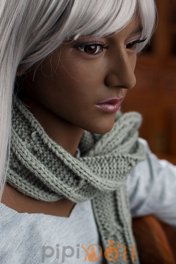 Yvette - Kultivierte Erscheinung 165cm D-Cup mittelgroße Brust dicke Frau schwarz 6YE TPE Doll Sexpüppen 6YE Doll SD340001