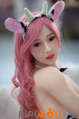 Giulia - Authentische Ausstrahlung 165cm A-Cup-Mantou-Brust Nr.86 Kopf-Rücken-Einstieg Weiße Haut 6YE TPE Doll Sexpüppen