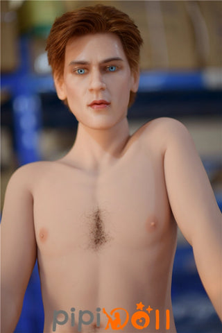 Leo - Zarte Verführung 173cm Silikonkopf Junge in Weizenfarbe (einschließlich Haartransplantation Augenbrauenpflanze Bartpflanze Brusthaarpflanze) 6YE TPE Doll Sexpüppen
