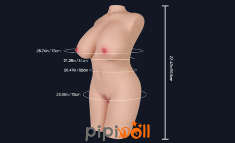 Tantaly Donna Fair Sofort lieferbar Seidig weiche Brüste (100% Nagelneu) 13kg Sexpuppen Torso