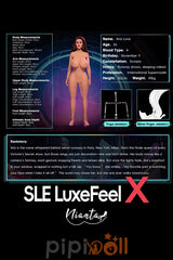 Aria Lune [Sofort lieferbar] Supermodel Nianta EU-Lager Silikonkopf + TPE-Körper Puppe