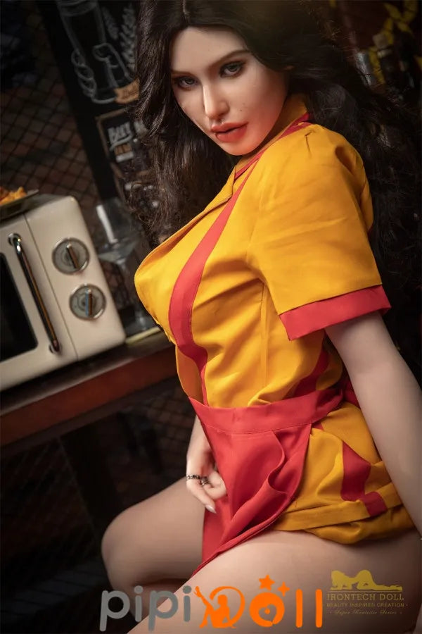Jolie - 164cm E-Cup Nr.S19 Kopf Anmutige Verführung Silikonpuppe Irontech Doll Irontech Silikon Doll SD671601