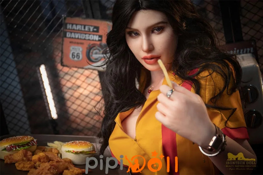 Jolie - 164cm E-Cup Nr.S19 Kopf Anmutige Verführung Silikonpuppe Irontech Doll Irontech Silikon Doll SD671601