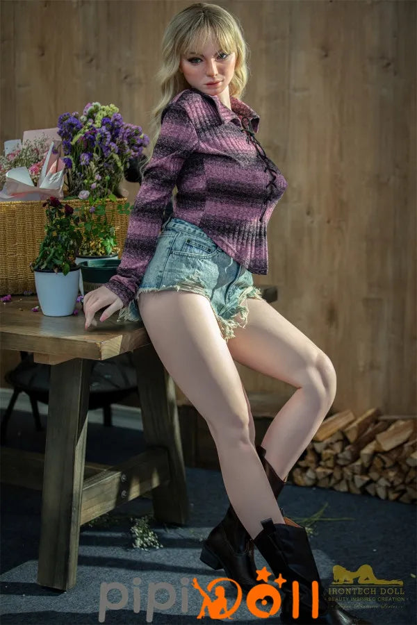 Kimia - 165cm G-Cup Nr.S22 Kopf Sinnliche Stimme Silikonpuppe Irontech Doll Irontech Silikon Doll SD671701