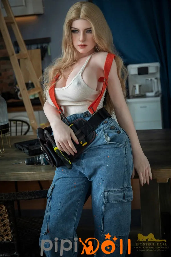 Serena - 165cm G-Cup Nr.S38 Kopf Sinnliche Intelligenz Silikonpuppe Irontech Doll Irontech Silikon Doll SD679401