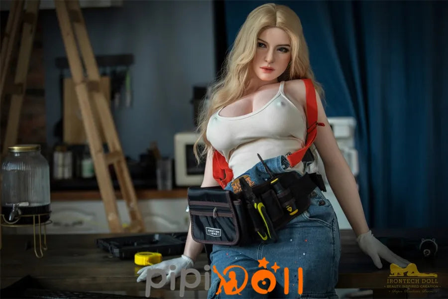 Serena - 165cm G-Cup Nr.S38 Kopf Sinnliche Intelligenz Silikonpuppe Irontech Doll Irontech Silikon Doll SD679401