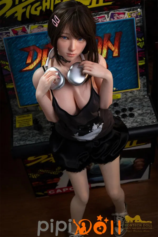 Tilda - 151cm D-Cup Nr.S24 Kopf Vollsilikon Verlockende Klugheit Silikonpuppe Irontech Doll Irontech Silikon Doll SD693401