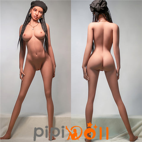 Aisha - Sanfte Geistesgegenwart 166cm Kleiner Brust-C-Cup Nr.S14 Silikonkopf + TPE-Körper Rosretty Doll Sexpüppen