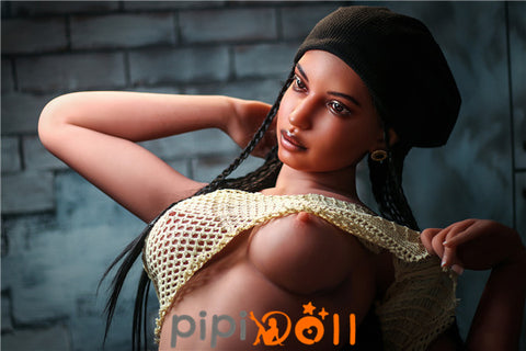 Aisha - Sanfte Geistesgegenwart 166cm Kleiner Brust-C-Cup Nr.S14 Silikonkopf + TPE-Körper Rosretty Doll Sexpüppen