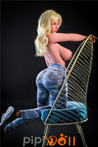 Camille - Betörende Intelligenz 170cm Kleiner Brustumfang I-Cup Nr.S9 Silikonkopf + TPE-Körper Rosretty Doll Sexpüppen