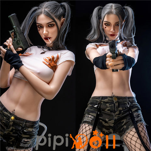 Jolanda - Sanfte Raffinesse 173cm B-Cup Nr.M7 Mundsimulation Silikonkopf + TPE-Körper Rosretty Doll Sexpüppen