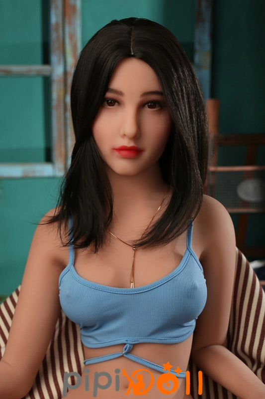 Yvana Sinnlicher Blick TPE Real Sex Puppe Nr.4 Kopf B-cup Fire Doll