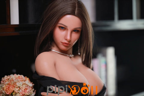 Xiomara Charismatische Ausstrahlung TPE Real Sex Puppe Nr.S4 Silikonkopf + TPE-Körper E-cup Fire Doll