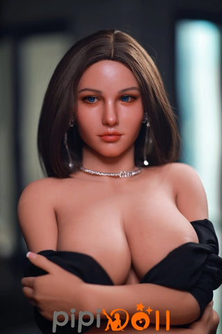 Xiomara Charismatische Ausstrahlung TPE Real Sex Puppe Nr.S4 Silikonkopf + TPE-Körper E-cup Fire Doll