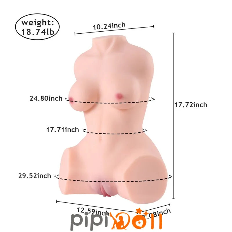 Sofort lieferbar Delia - Übertreffen Sie Ihre Erwartungen (100% Nagelneu) Yeloly Torso Liebespuppen Versand aus dem Inland Yeloly Deutschland Lager SQ-MA20015