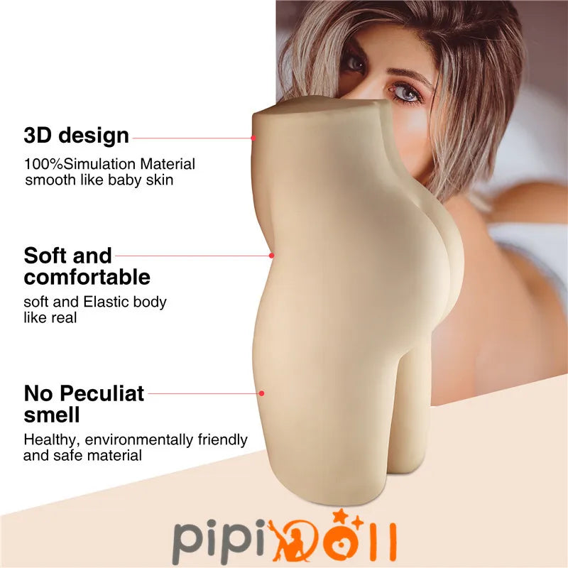 Sofort lieferbar Anbebe Schenkel halber Arsch - Befriedigen Sie Ihre sexuellen Wünsche (100% Nagelneu) Yeloly Torso Liebespuppen Versand aus dem Inland Yeloly Deutschland Lager SQ-MA30013