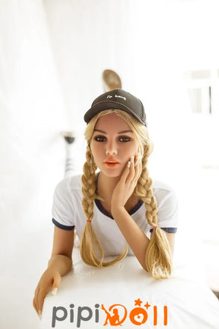 Lina [Sofort lieferbar] Mittlere Brustgröße Nr.108 Kopf blonde Haare schwarze Haare blaue Augen 34kg (100% Nagelneu) Kleine Brust DL Doll