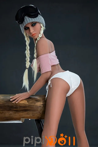 Lena [Sofort lieferbar] Kleine Brustgröße Nr.91 Kopfpeitsche Haare blaue Augen 32kg (100% Nagelneu) Kleine Brust DL Doll