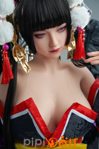 Clio Feminine Kurven Silikon Liebespuppe Big Tits+GE44 Kopf Fair Hautfarbe F-Cup Zelex Doll