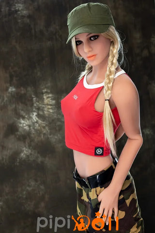 Lina [Sofort lieferbar] Mittlere Brustgröße Nr.108 Kopf blonde Haare schwarze Haare blaue Augen 34kg (100% Nagelneu) Kleine Brust DL Doll