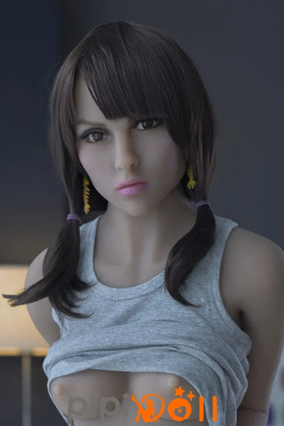 Leni [Sofort lieferbar] braune Haare und braune Augen Kleine Brustgröße Nr.91 Kopf 32kg (100% Nagelneu) Kleine Brust DL Doll