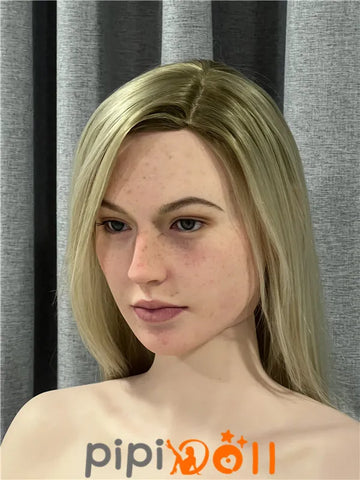 Leona Atemberaubender Duft Silikon Liebespuppe GE98 Kopf E-Cup Zelex Doll