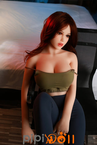 Hanna [Sofort lieferbar] Mittlere Brustgröße Nr.79 Kopf rote Haare braune Augen 33kg (100% Nagelneu) Große Brüste DL Doll