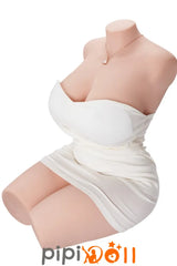 Tantaly Monroe Weiß 3.0 Sofort lieferbar Elastischer Körperbau (100% Nagelneu) 31kg Sexpuppen Torso Tantaly Q-005-0141