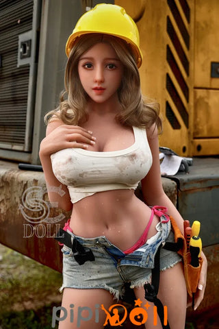 Eunice Wohlgeformte Beine TPE Sexpuppe H-cup #077 Light Tan SE Doll