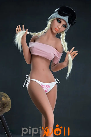 Lena [Sofort lieferbar] Kleine Brustgröße Nr.91 Kopfpeitsche Haare blaue Augen 32kg (100% Nagelneu) Kleine Brust DL Doll
