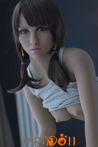 Leni [Sofort lieferbar] braune Haare und braune Augen Kleine Brustgröße Nr.91 Kopf 32kg (100% Nagelneu) Kleine Brust DL Doll